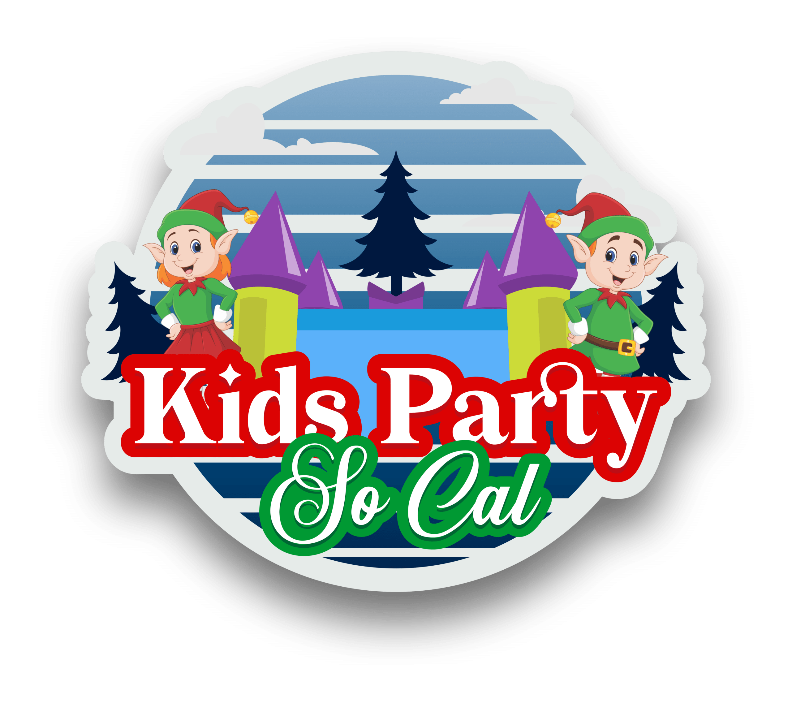 Kids Party So Cal Christmas Holiday Bounce house Rentals