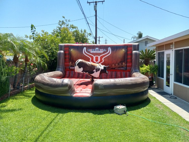 Pink Rodeo Bull Mechanical Rodeo Bull - Kids Party Entertainment| LA | IE | OC