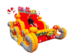 Santa Sleigh Inflatable